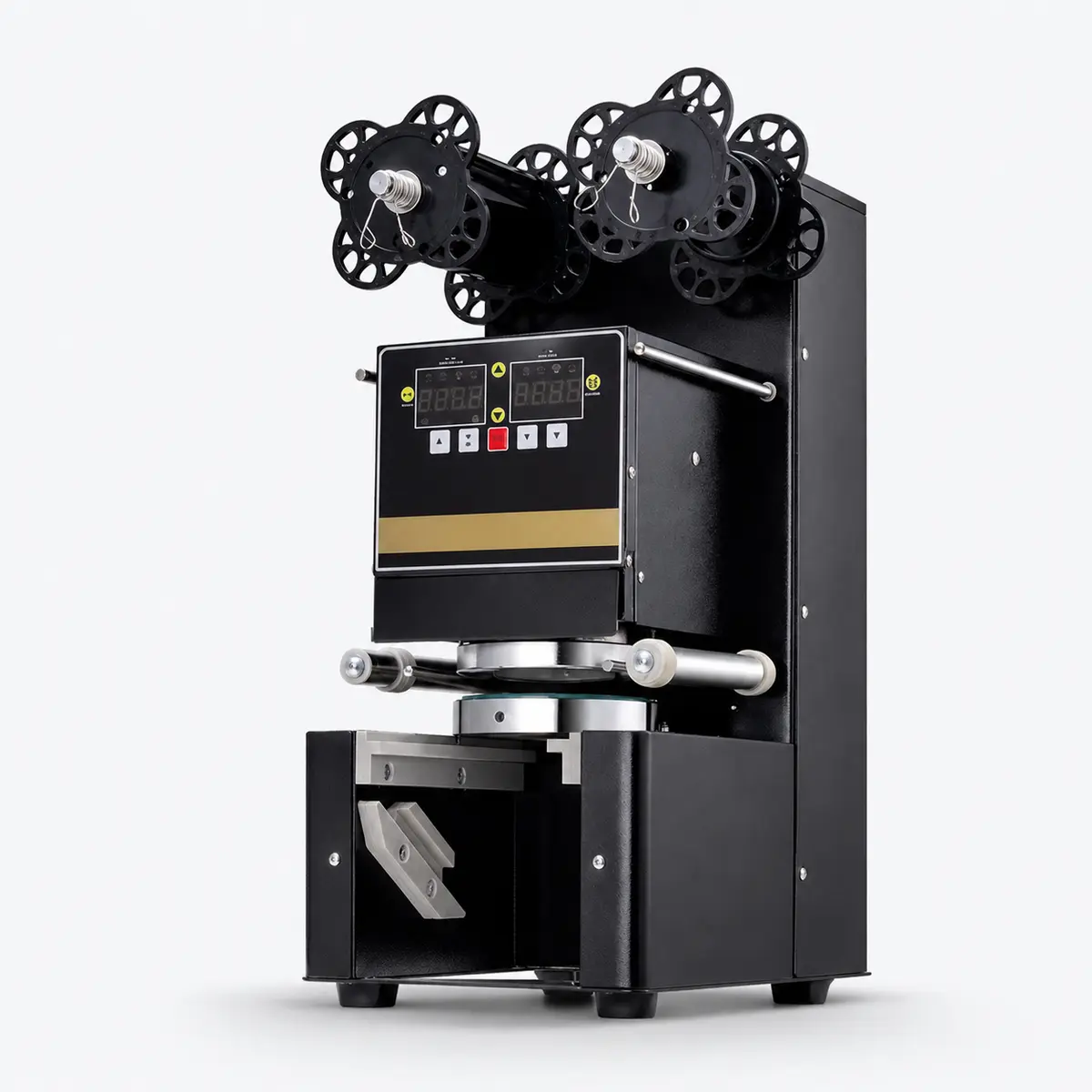 Commercial automatic cup sealing machine for bubble tea and beverage shops