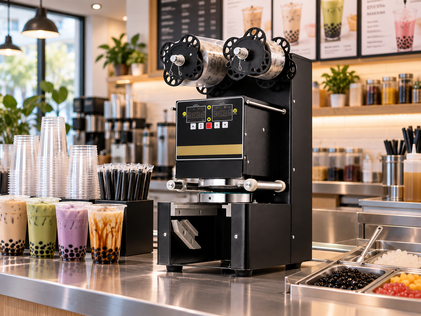 How to Choose an Automatic Cup Sealing Machine for a Bubble Tea Shop