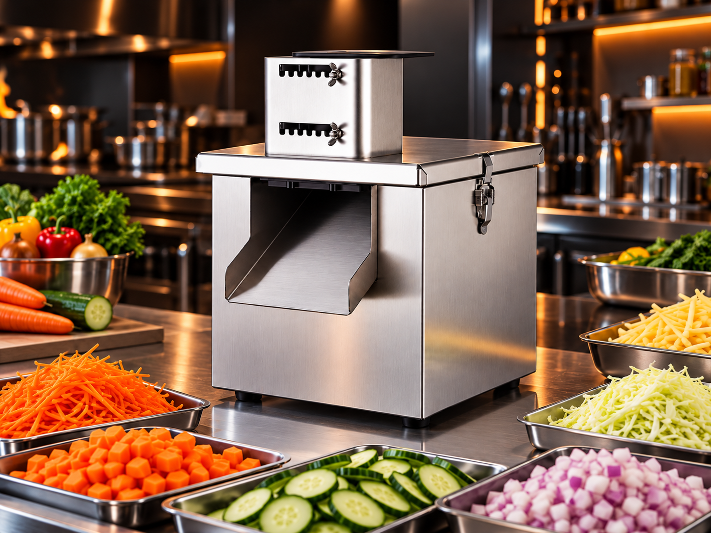 How to Choose a Commercial Vegetable Cutter: Dicing, Blades, Voltage and Cleaning