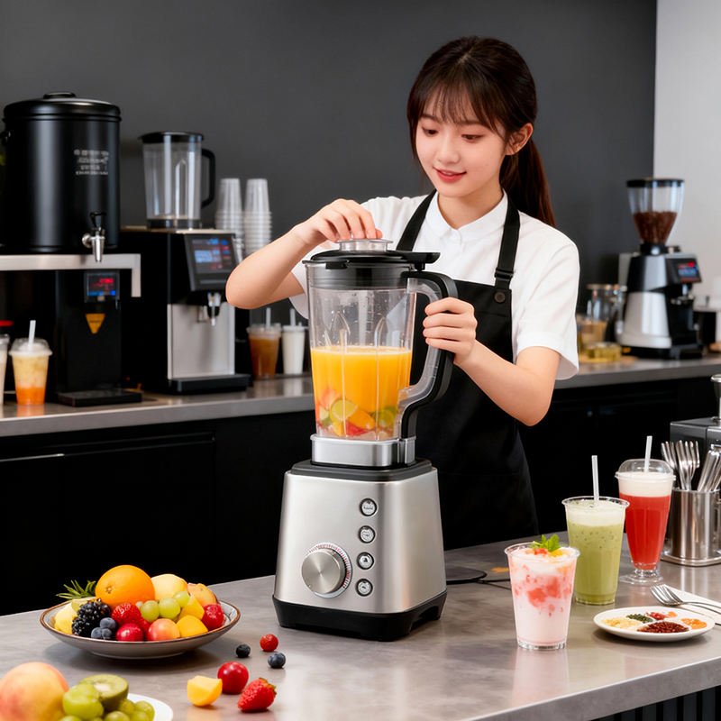 2L Commercial Blender with 4-Speed Push Button Controls for Smoothies, Milkshakes and Juice - Image 4