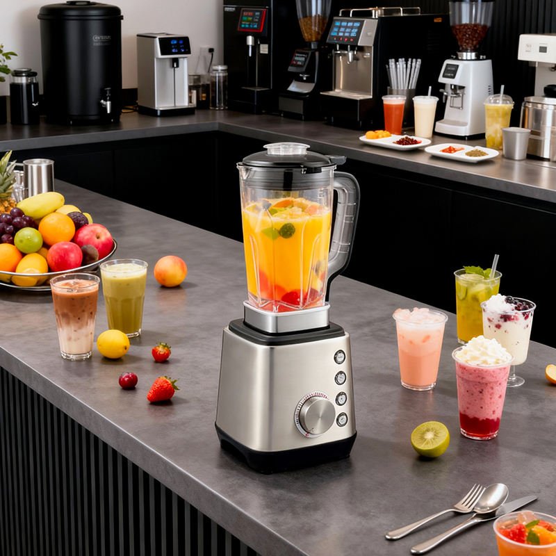 2L Commercial Blender with 4-Speed Push Button Controls for Smoothies, Milkshakes and Juice - Image 5