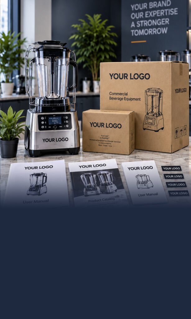 Private label commercial equipment support for equipment brands