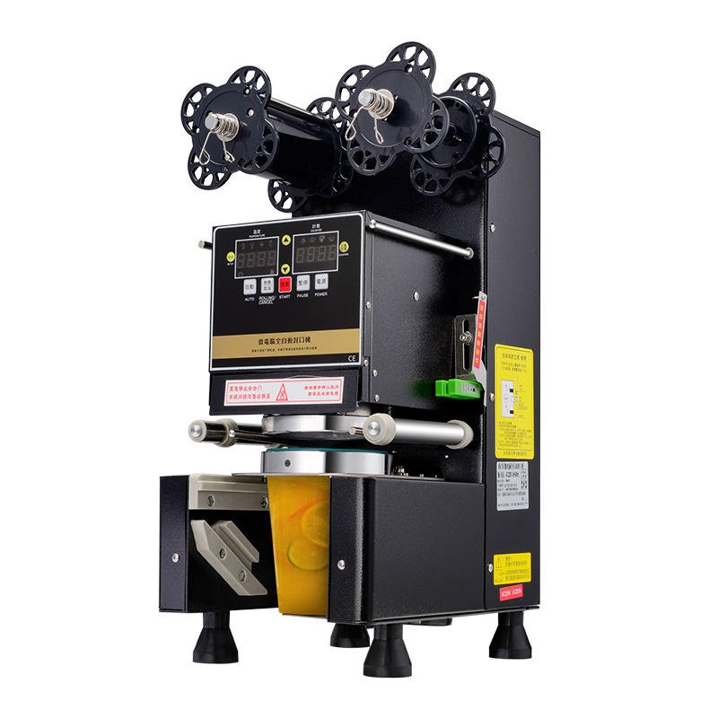Automatic Cup Sealing Machine for Bubble Tea Shops, Paper and Plastic Beverage Cups - Image 2