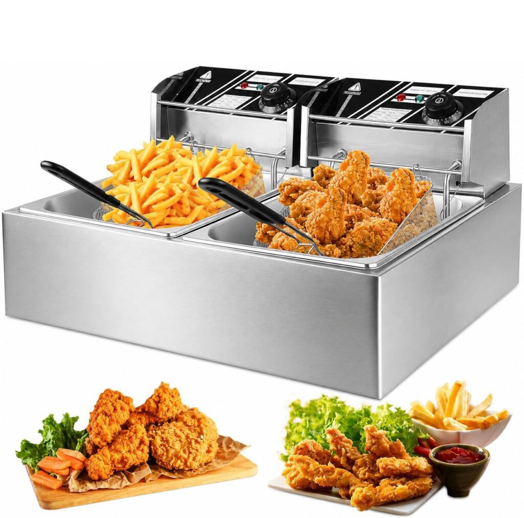 deep fryer dua tangki — YLT Motion